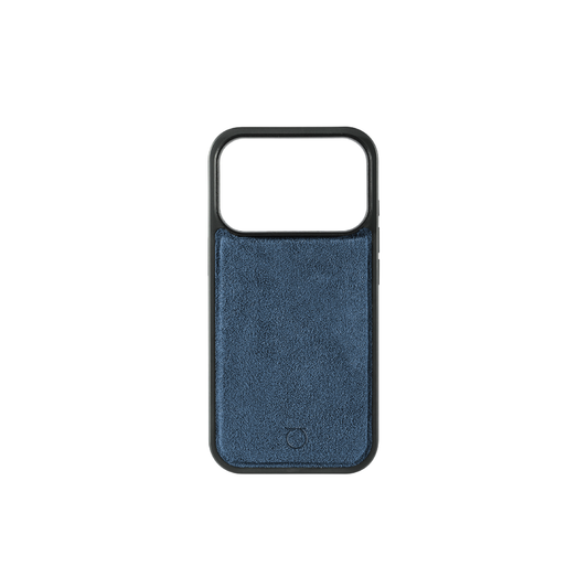 Alcantara iPhone 17 Case - Navy